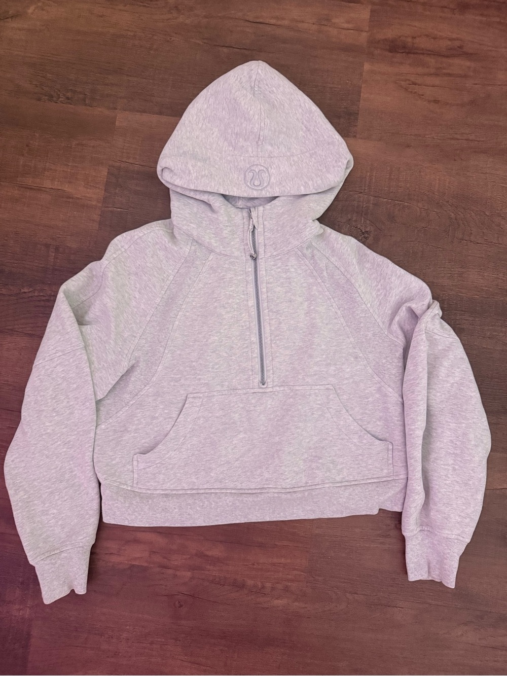 lululemon Gray Quarter-Zip Scuba
